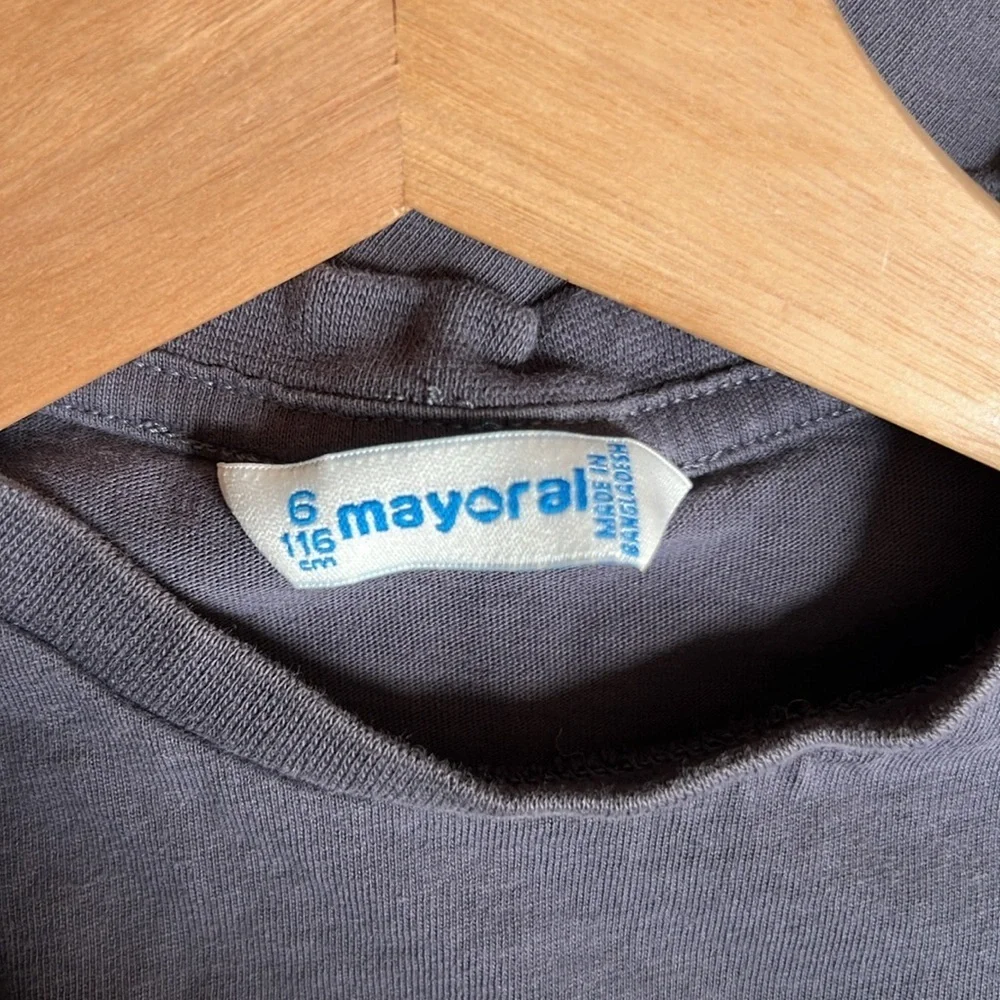 Mayoral Kids Graphic T-Shirt - Gray
